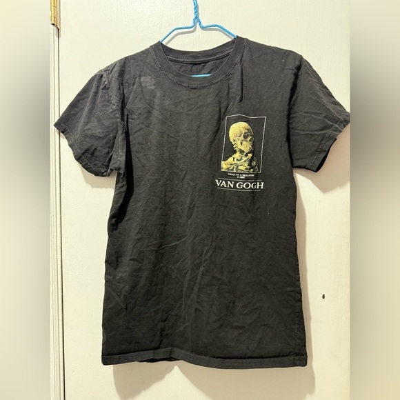Van Gogh “Head of a Skeleton” c.1885 Shirt Small - Picture 2 of 4